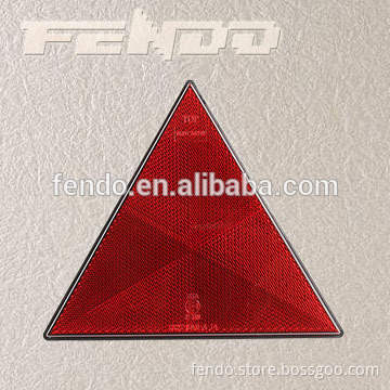 E4 Truck Trailer Triangle Safety Reflectors With Warning Lamps